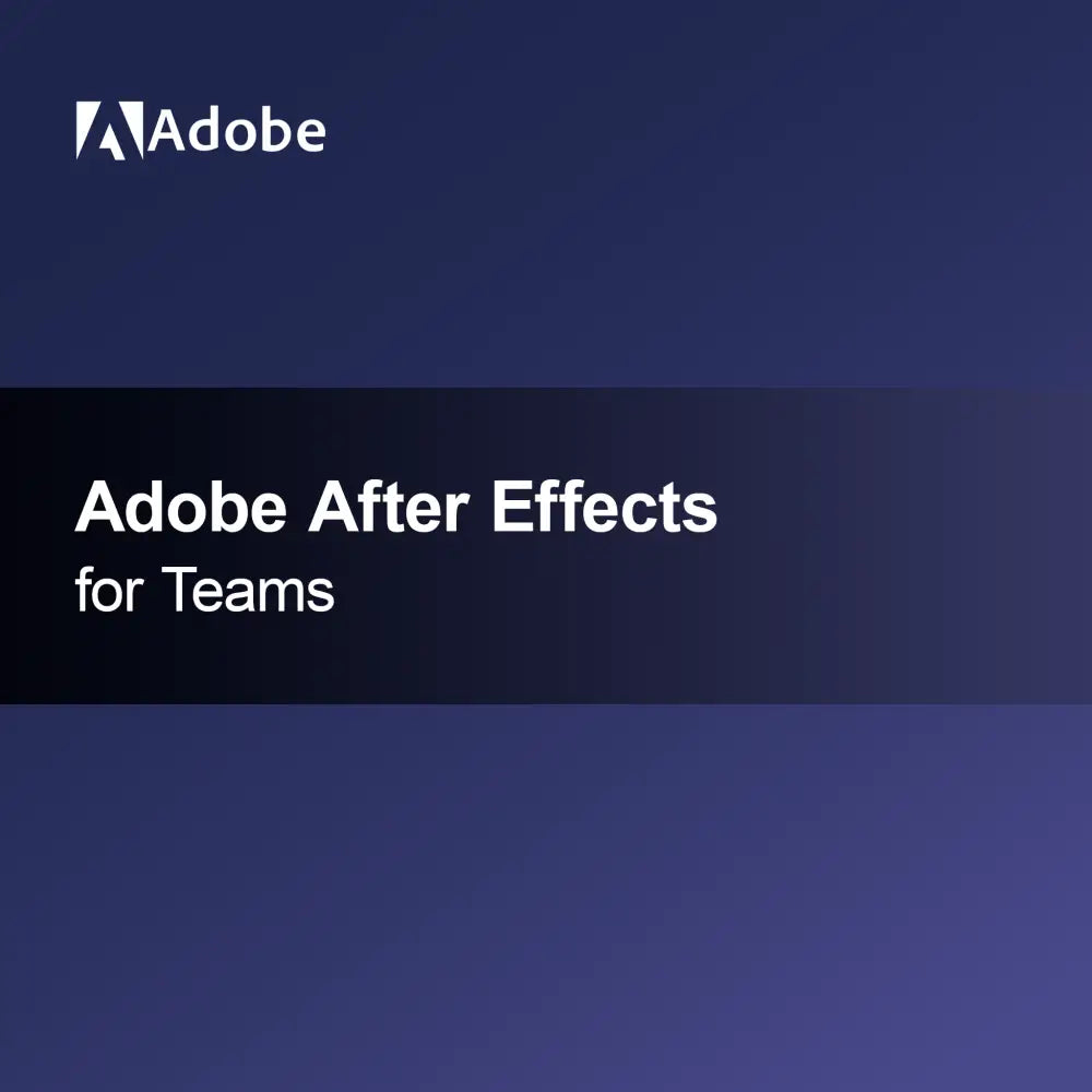 Adobe After Effects pour les équipes