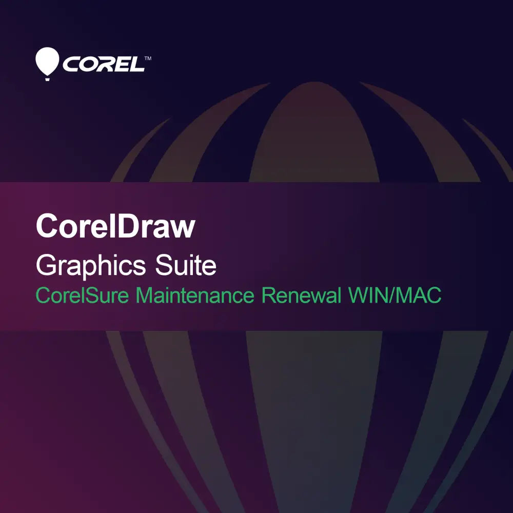 Renouvellement de maintenance CorelSure pour CorelDRAW Graphics Suite Business WIN/MAC