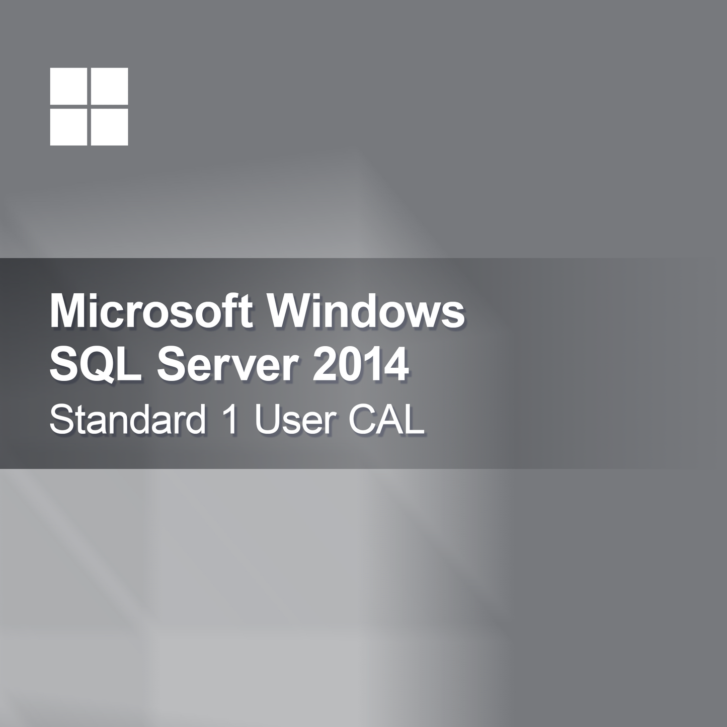 Microsoft SQL Server 2014 Standard 1 utilisateur CAL