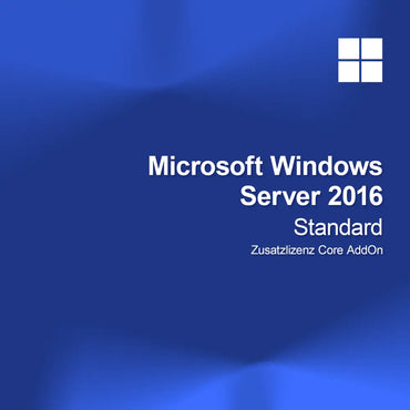 Microsoft Windows Server 2016 Standard Licencia adicional Core AddOn