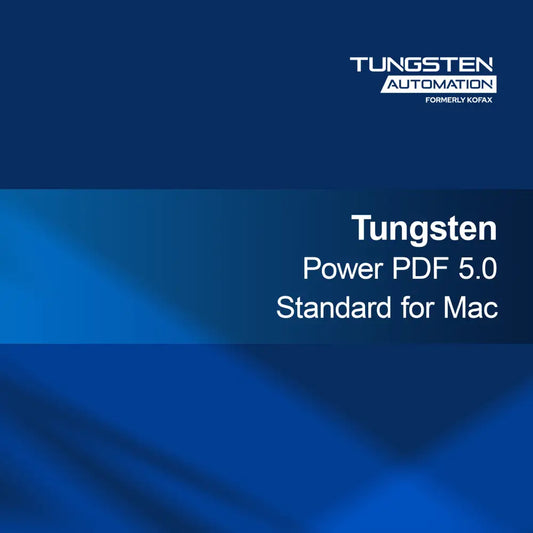 Tungsten Power PDF 5.0 Standard pour Mac