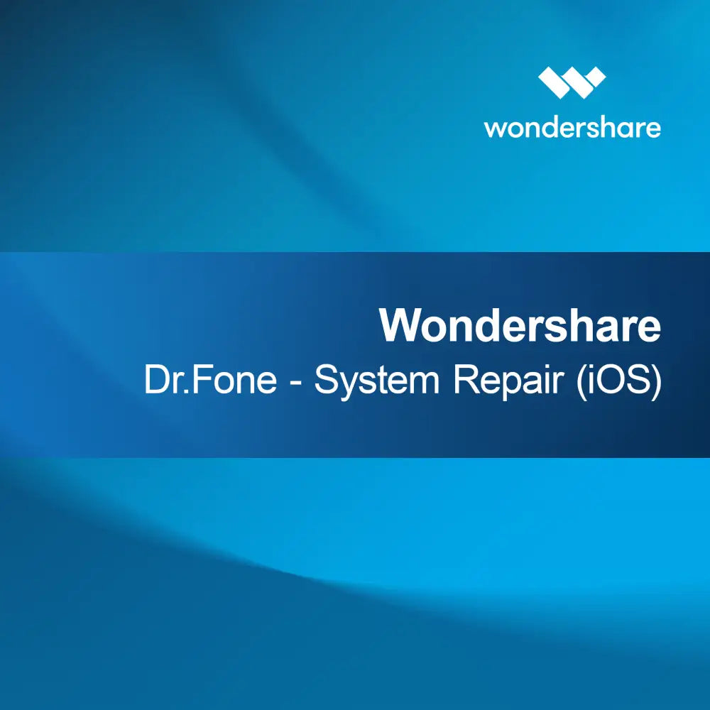 Wondershare Dr.Fone - Reparación del Sistema (iOS)