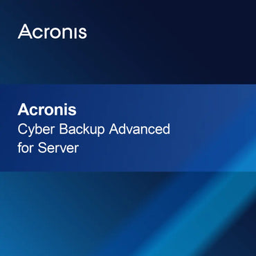 Acronis Cyber Backup Advanced pour serveur