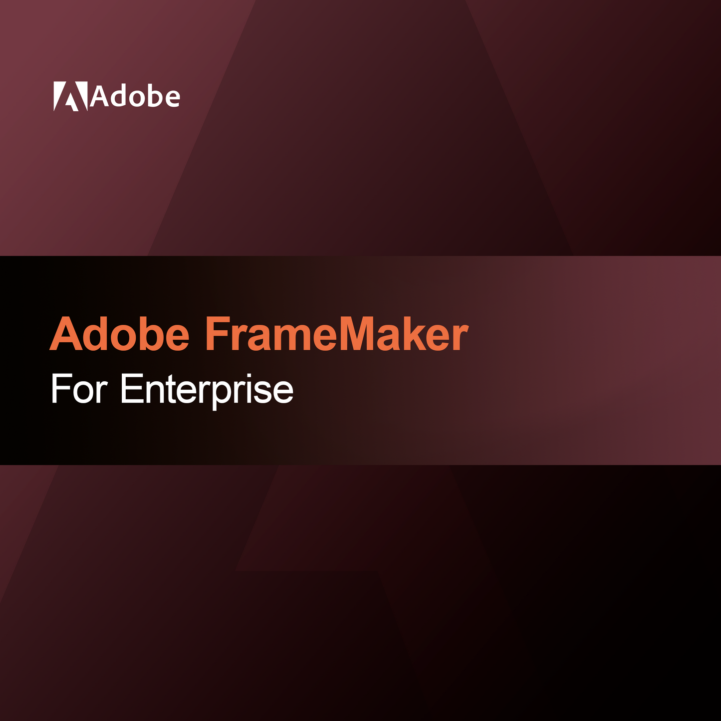 Adobe FrameMaker pour entreprise