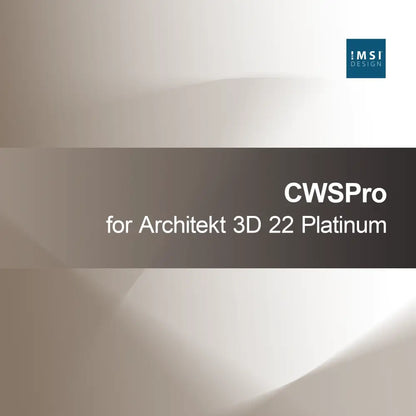 CWSPro para Architekt 3D 22 Platinum