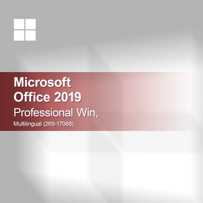 Microsoft Office 2019 Professional Win, Multilingüe (269-17068)