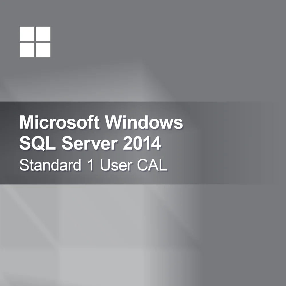 Microsoft SQL Server 2014 Standard 1 User CAL