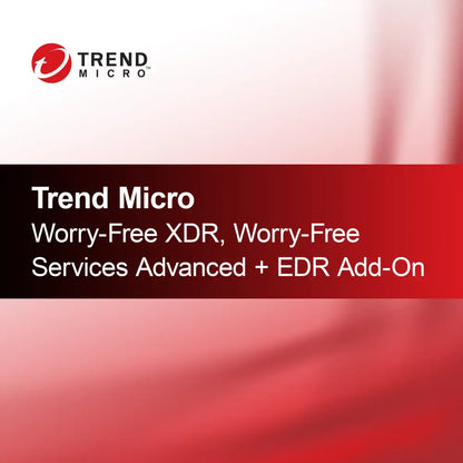 Trend Micro Worry-Free XDR, Services Worry-Free Avancés + Module complémentaire EDR