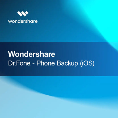 Wondershare Dr.Fone - Respaldo de Teléfono (iOS)