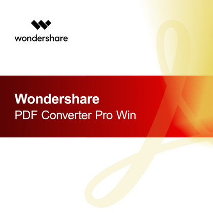 Wondershare Convertisseur PDF Pro Win